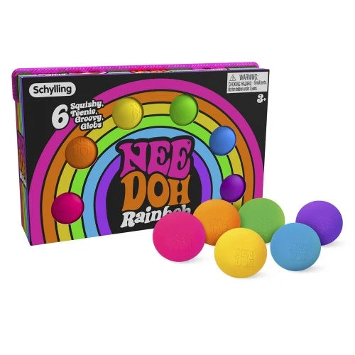 Needoh Rainboh Teenie 6pcs **PRE-ORDER